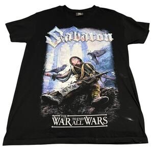 Official Sabaton "The War To End All Wars" T-Shirt Black Men’s Medium